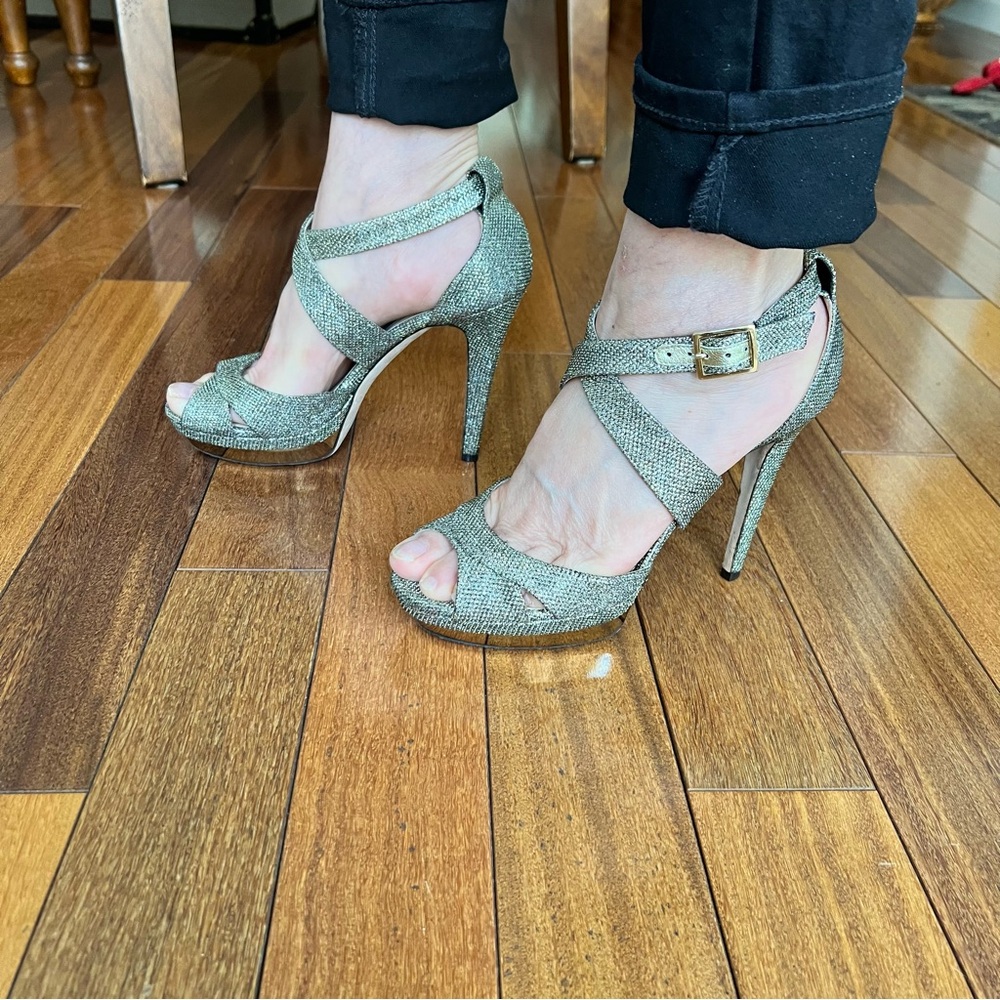 Jimmy Choo Kuki Wedding Pump Shoes 39 - Picture 6 of 15